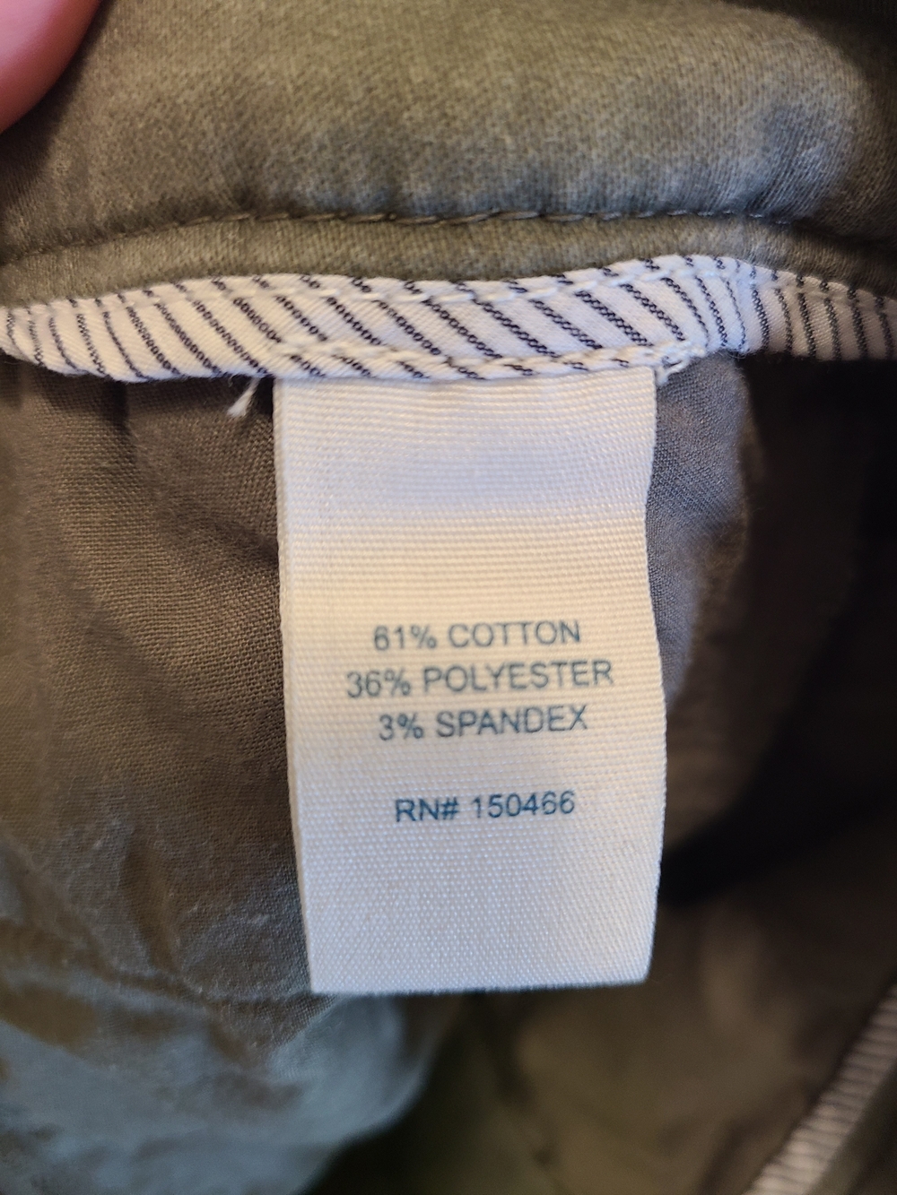 Stitch Fix Market & Spruce Olive Mid Rise Skinny Chinos Women's Size 4 - Picture 4 of 5